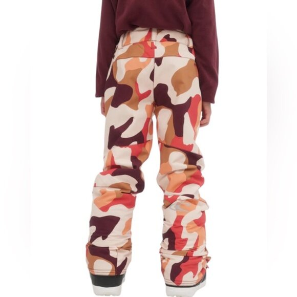 NWT O'NEILL Girls Charm printed Snow Pants Purple Hiking Camo Size 12 Snowboard - Picture 11 of 12